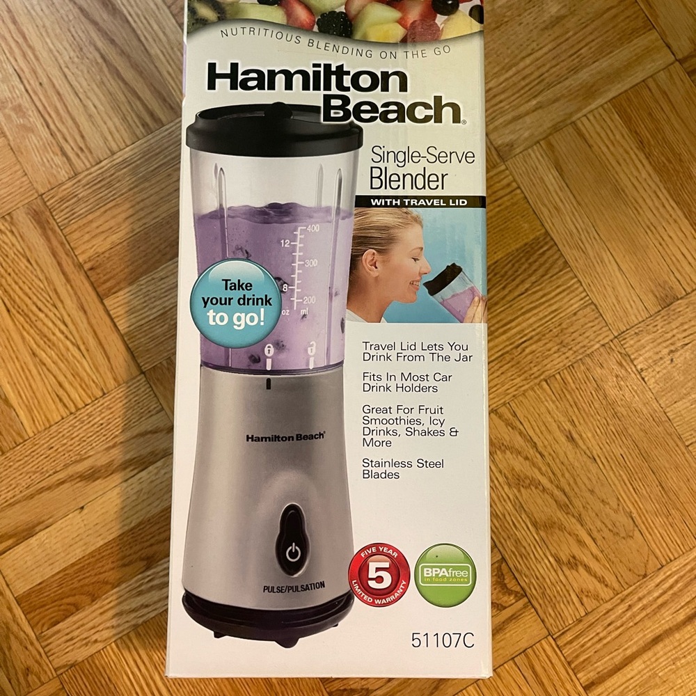 Single serve blender